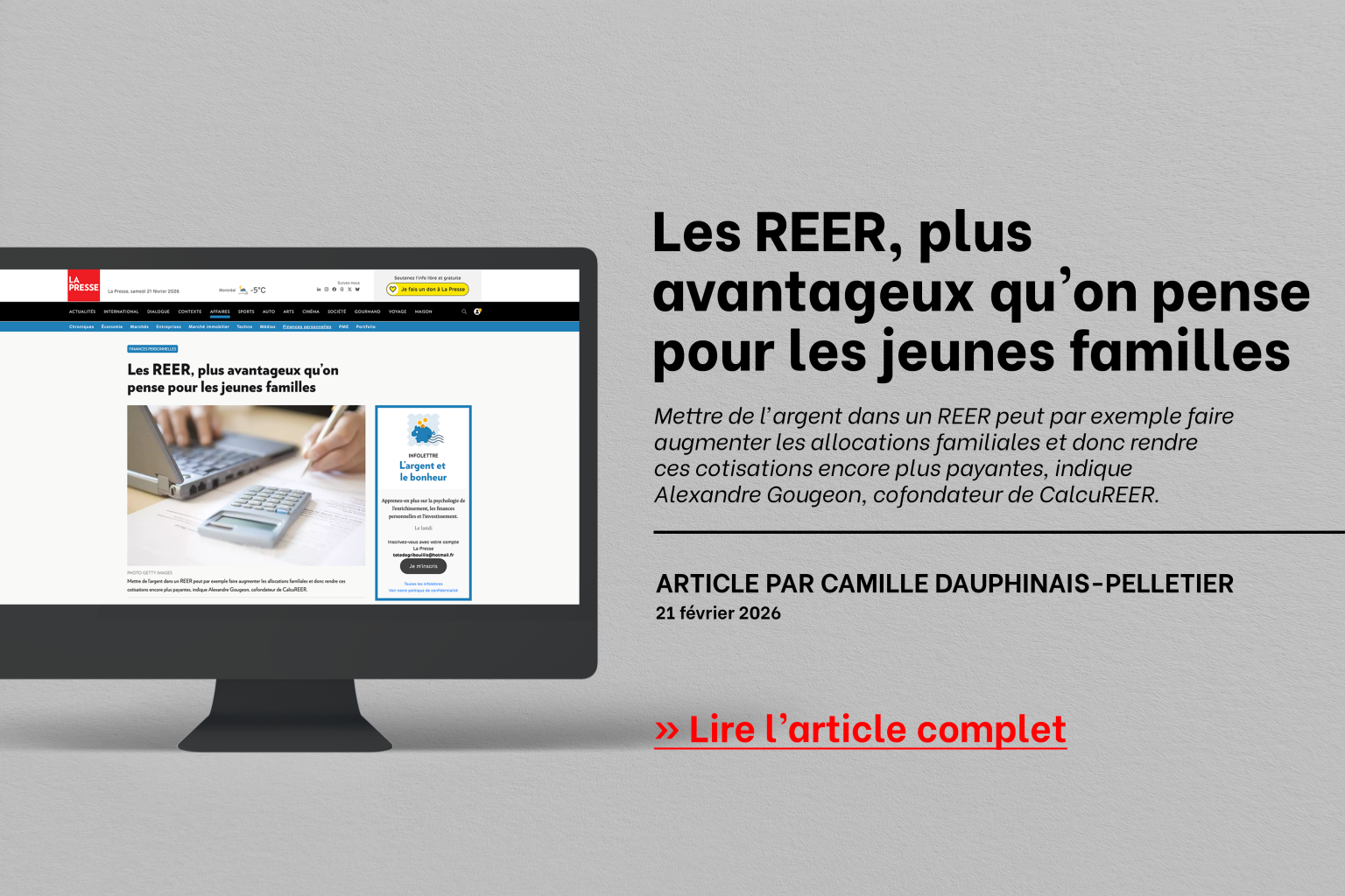 Les REER, plus avantageux qu'on pense pour les jeunes familles